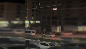 İşlek caddedeki manzara hayrete düşürdü