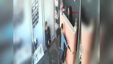 Güzellik merkezindeki hırsızlık kameralara yansıdı!