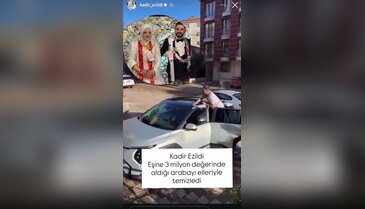 Kadir Ezildi eşi için kesenin ağzını açtı! Elleriyle yıkadı