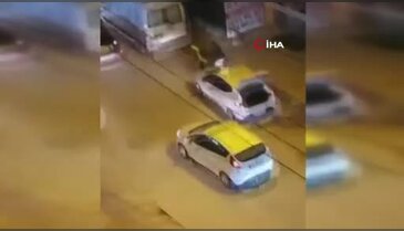 Bursa'da şiddet anları! Kadını yerde sürükledi...