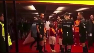 Maçtan saatler sonra ortaya çıkan görüntü!