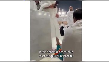Kabe'de çekilen görüntüye tepki yağıyor