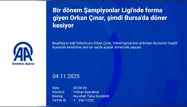 Şampiyonlar Ligi'nde orta kesen yıldız futbolcu şimdi Bursa'da döner kesiyor!