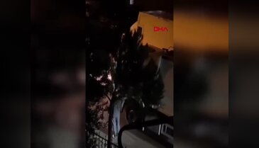 Çöp kamyonu şoförüne levyeli saldırı! Kavga kamerada...
