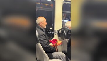 Bursa metrosunda duygulandıran anlar!