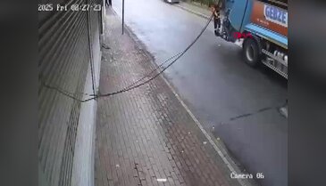 Belediye işçisi feci kazada can verdi! O anlar kamerada...