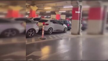 Bursa'da AVM otoparkında iki aile birbirine saldırdı!