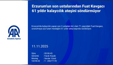 O zanaatin ustası 61 yıldır mesleğini sürdürüyor