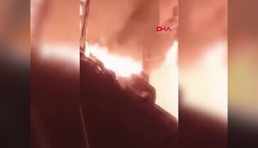 Önce yangın sonra patlama! Apartmanda korku dolu dakikalar...