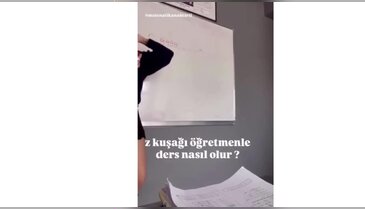 Sosyal medyanın gündemine oturan kadın öğretmen!