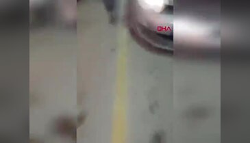 Ters yöne giren alkollü sürücü ortalığı birbirine kattı! Vatandaşlar tarafından darp edildi...