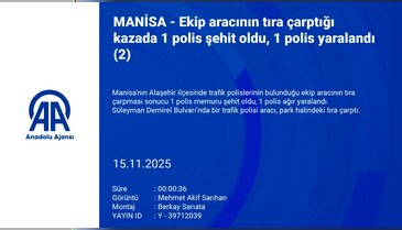 2- Feci kaza: 1 polis şehit oldu!
