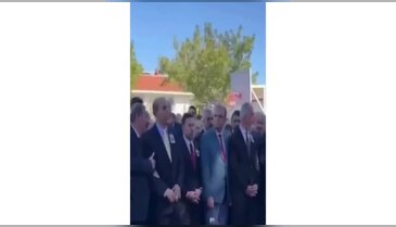 Şehit cenazesinde skandal: Görüntüye büyük tepki var