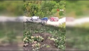D-140'ta feci kaza: Araç şarampole uçtu, 1 ölü 3 yaralı