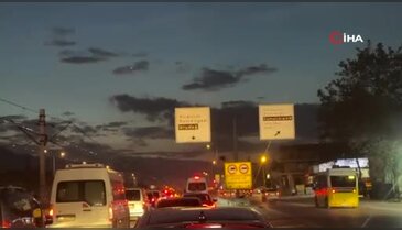 Bursa semalarında 'timsah' bulutu! O anlar kayda alındı...