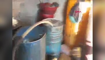 Yer altına gömülü tankta 3 bin 562 litre kaçak motorin ele geçirildi