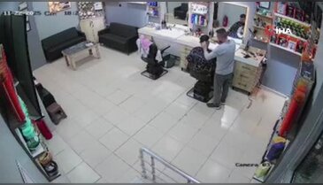Berber dükkanında dehşet veren anlar! Kurşun yağdırdı...