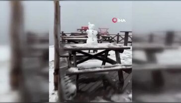 Bursa'da zirve beyaza büründü!