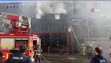 Bursa'da korkutan fabrika yangını! 1 kişi yaralı...