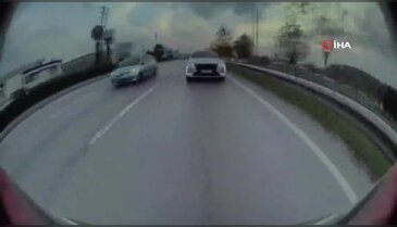 Bursa'da trafik magandası tehlike saçtı!