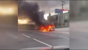 Bursa'da korkutan anlar: Alevlere teslim oldu!