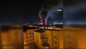 Bursa'da patlama sonrası yangın! Çok sayıda ekip sevk edildi...