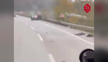 Yağış kaza getirdi! Orhangazi-Yalova yolunda büyük panik yaşadılar