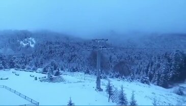 Uludağ'da özlenen kar! Aralık bembeyaz başladı...