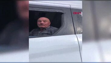 Navigasyonla geldiği yolu kilitledi, suçu 'o kadın'a attı!