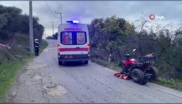 Bursa'da ATV kazası! Ağır yaralı var...