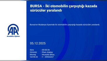 Bursa'da geç saatlerde trafik kazası! 2 yaralı var...