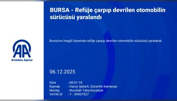 Bursa'da feci kaza! Burnu bile kanamadı...