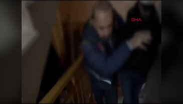 41 yıl hapis cezası olan firari polisi görünce canına kıymaya çalıştı...