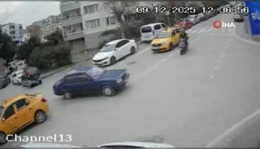 Bursa'da feci kaza! Güvenlik kamerası her şeyi kaydetti