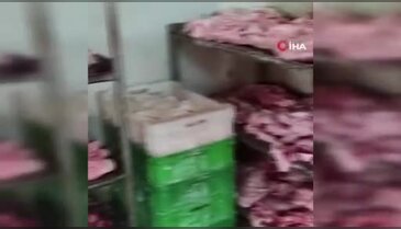 Vatandaşlara bunları yedireceklerdi: Mide bulandıran görüntüler kamerada!