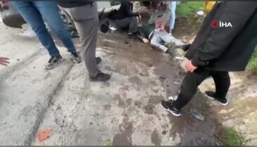 Bursa'da yolu kilitleyen kaza! Çok sayıda yaralı...