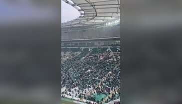 Bursaspor taraftarı hafta içine rağmen...