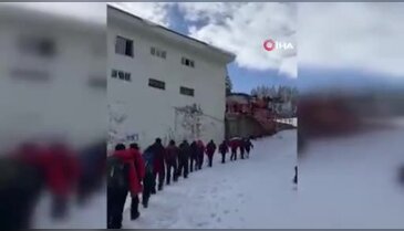 Uludağ'da hareketli dakikalar!