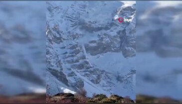 Ağrı Dağı'nda çığ düştü