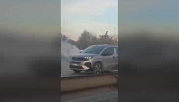 Bursa Acemler Kavşağı'nda korku dolu anlar!