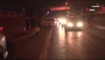 Bursa plakalı otomobil takla attı!