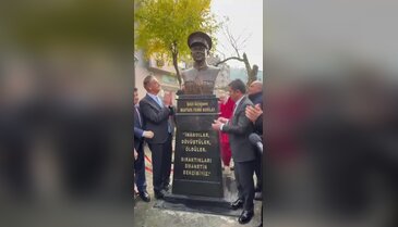 Şehit Asteğmen Kubilay anıtı Bursa'da törenle açıldı!