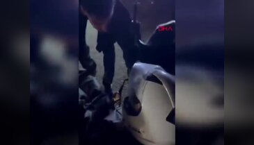 'Kaza yaptım' diyerek çağırdığı sevgilisine evlilik teklif etti