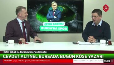 Bursa'da Spor 22 Aralık 2025 - Cevdet Altınel