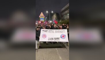 Bursa'daki 'metal' eylemleri dışarı taştı! İşçilerden düdüklü, meşaleli yürüyüş...