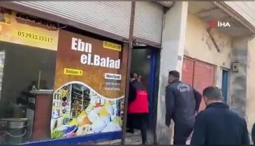 Bakkal dükkanında yapılan denetimlerde şoke eden görüntüler