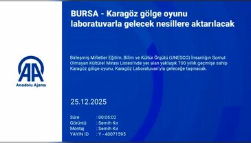 Bursa'da Karagöz ve Hacivat için özel laboratuvar kuruluyor