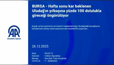 Uludağ'da yeni yıla sayılı günler: Yılbaşı rezervasyonları zirvede!