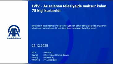 O ülkede onlarca kişi telesiyejde mahsur kalmıştı! Kurtarma çalışmaları tamamlandı...