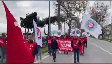 Bursa'da metal işçilerinin eylemleri aralıksız sürüyor! "Sadaka değil, toplu sözleşme"